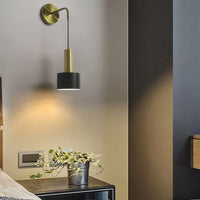 Applique murale LED avec abat-jours suspendu
