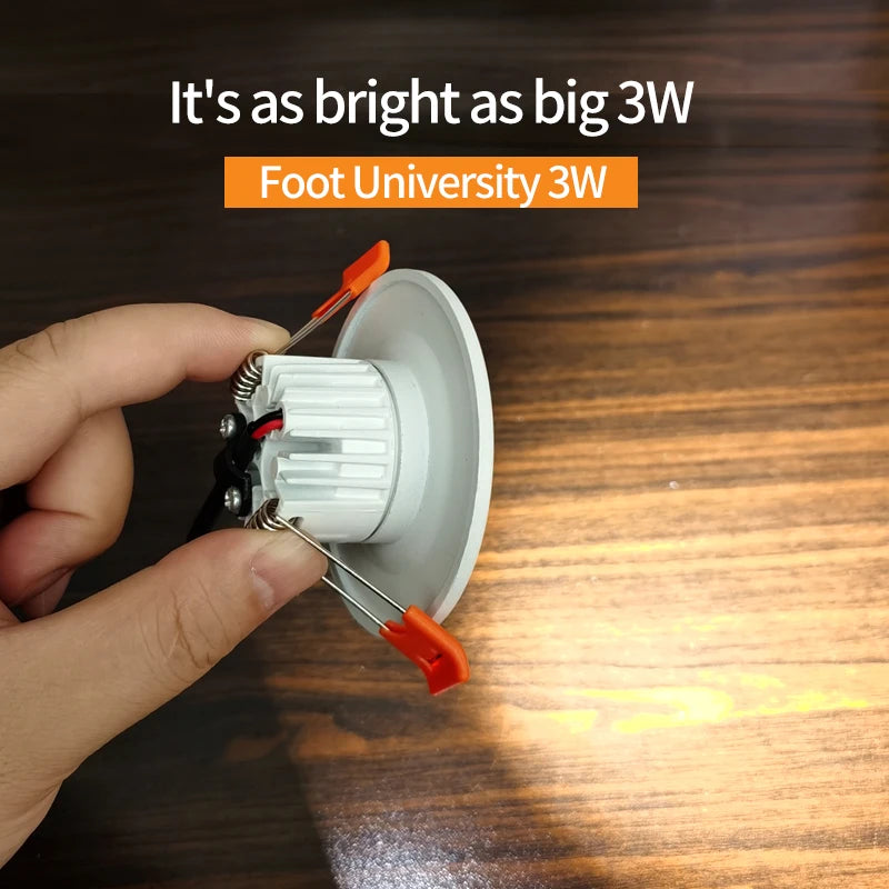Mini-Einbauspot LED für Innenbereich mit Treiberset - vue 3 sur 8
