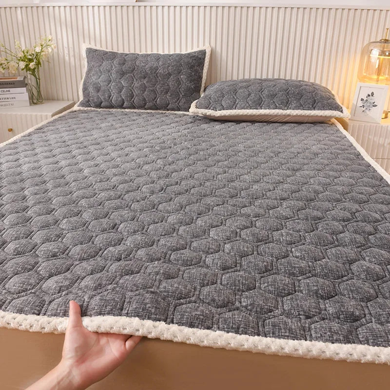 surmatelas doux pour étudiants en peluche pour lit simple ou double - vue 13 sur 18