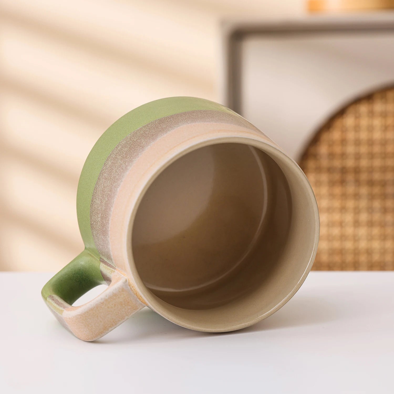 mug en céramique artisanal design élégant moderne - vue 7 sur 7