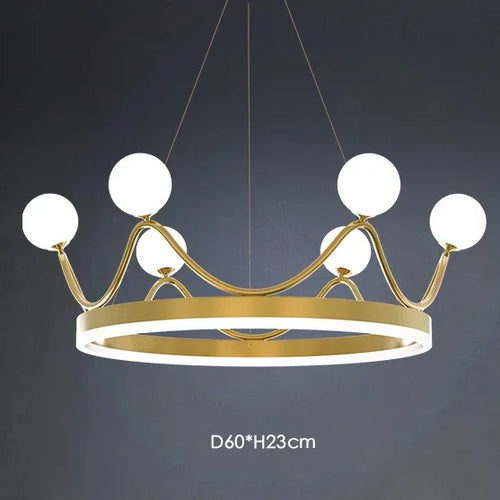 Moderner LED-Kronleuchter für ein elegantes Interieur