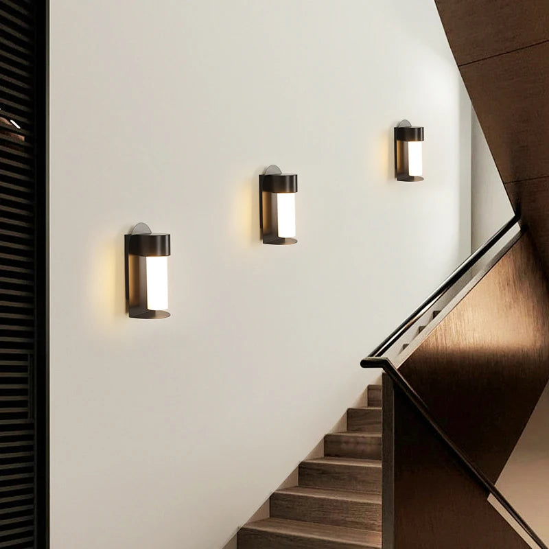 applique murale led étanche décorative pour intérieur et extérieur - vue 3 sur 12