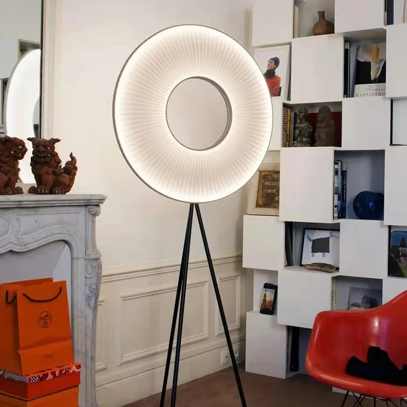 lampadaire nordique créatif led pour lecture et décoration intérieure - vue 5 sur 8