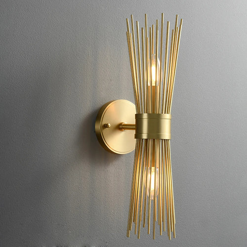 Luxuriöse Wandleuchte Design aus antikem Metall für elegantes Interieur - vue 2 sur 8