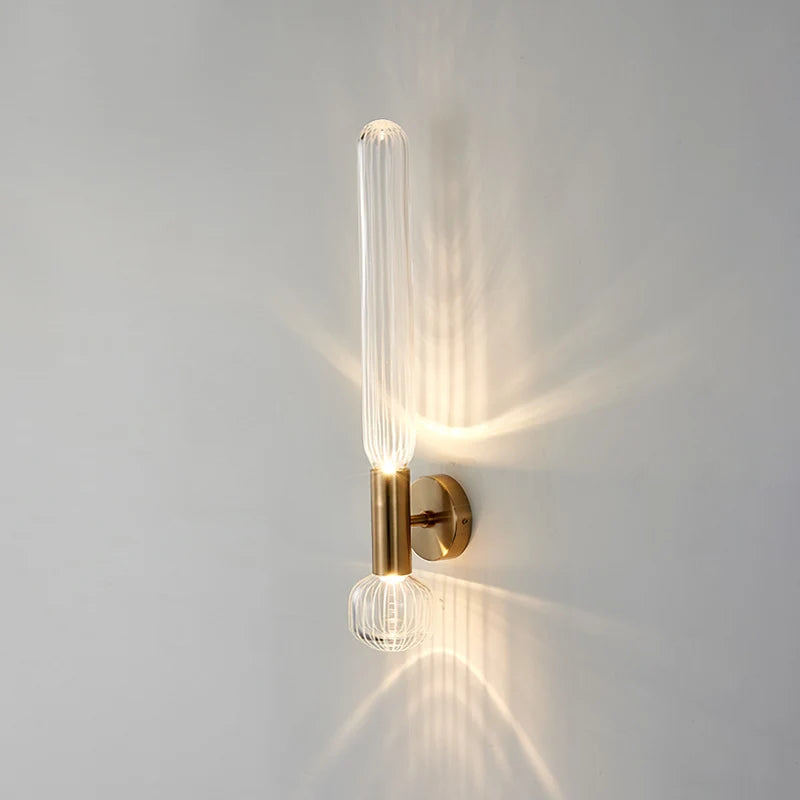 applique murale led en verre design minimaliste style américain - vue 5 sur 8