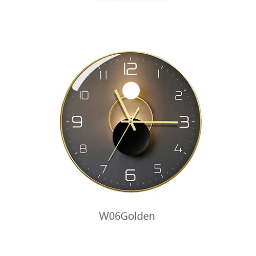horloge murale en verre design moderne géométrique créatif décoratif - vue 17 sur 18