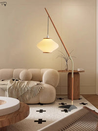 Lampadaire LED E27 de pêche médiéval au Design japonais