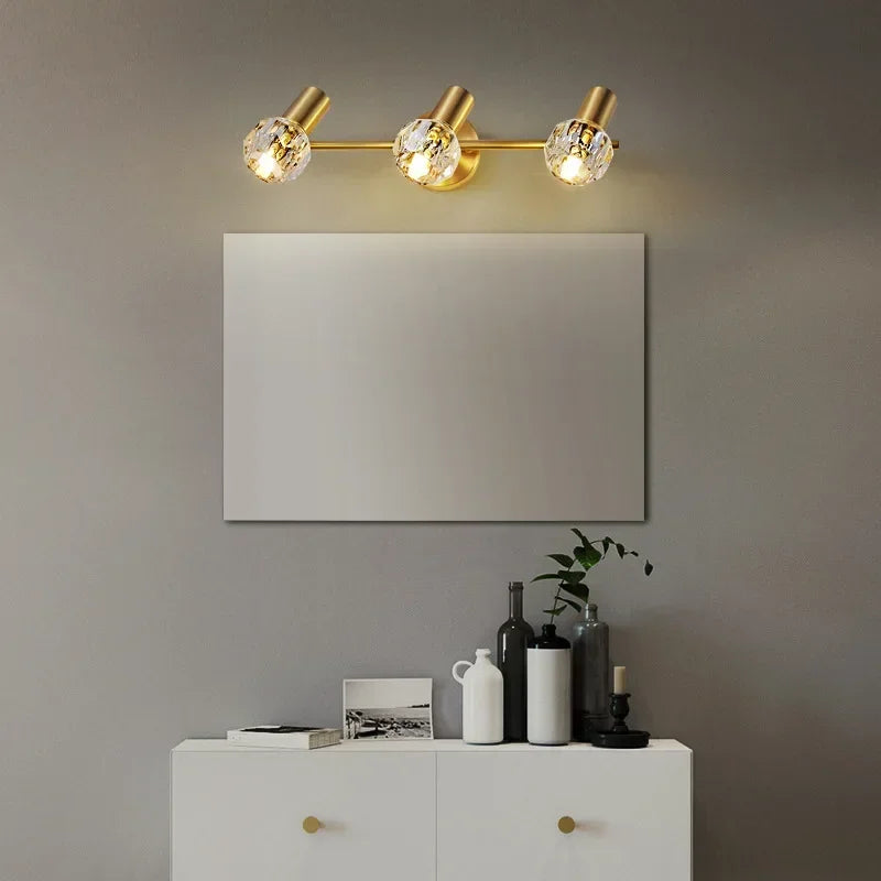 applique murale led moderne de luxe en cristal décoratif d'intérieur - vue 4 sur 8