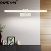 lampe de miroir nordique simple éclairage mural led anti-buée décoratif