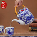 Théière céramique jingdezhen style chinois grande capacité