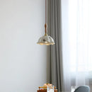 Design-Pendelleuchte LED Schmetterling Keramik und Holz