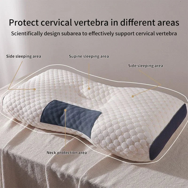 oreiller cervical orthopédique en fibre de soja pour un sommeil réparateur