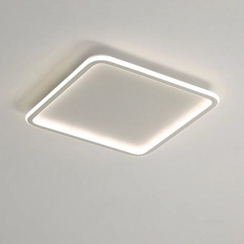 Ultraflache LED-Deckenleuchte mit quadratischem Panel für modernes Interieur - vue 7 sur 6
