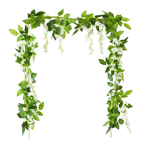 guirlande de glycine artificielle pour décoration florale et festive - vue 19 sur 32