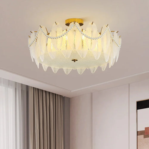 Moderne geometrische Pendelleuchte dekorativ für Weihnachten Zuhause - vue 4 sur 14