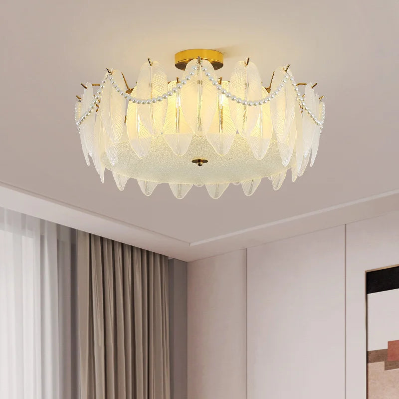 Moderne geometrische Pendelleuchte dekorativ für Weihnachten Zuhause - vue 3 sur 14