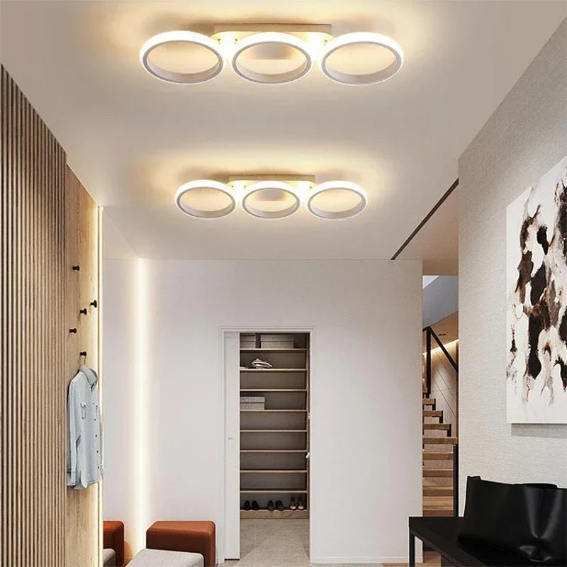 plafonnier moderne à leds pour éclairage intérieur décoratif - vue 6 sur 10