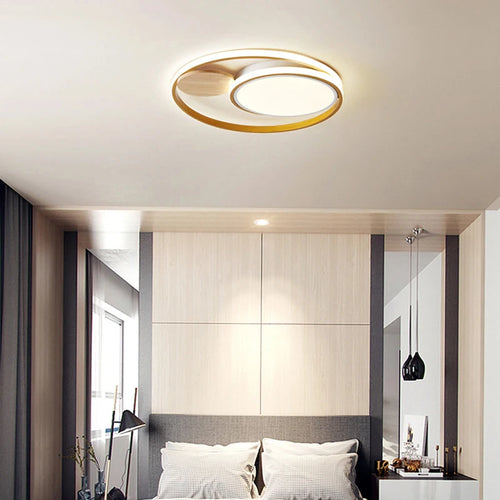 LED-Deckenleuchte nordisch schlicht kreativ 2 Stile warmes Ambiente - vue 5 sur 8