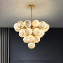 Pingpong World G9 LED Collection de marbre Lustre éclairage Lustre lampes suspendues Suspension Luminaire Lampen pour salon