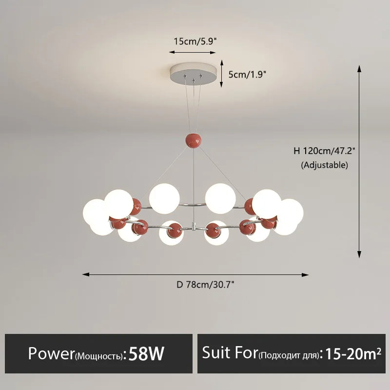 Moderne LED-Pendelleuchte für elegante Innendekoration - vue 19 sur 22