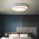Moderne LED-Deckenleuchte minimalistisch weiß mit doppeltem Runddesign
