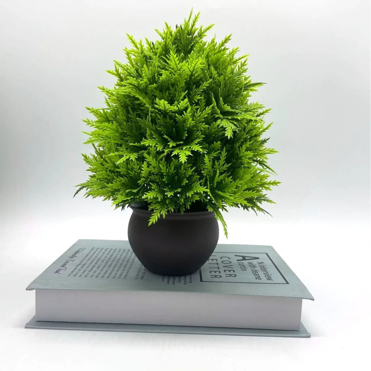 plantes artificielles bonsaï en pot pour décoration intérieure et bureau - vue 3 sur 5