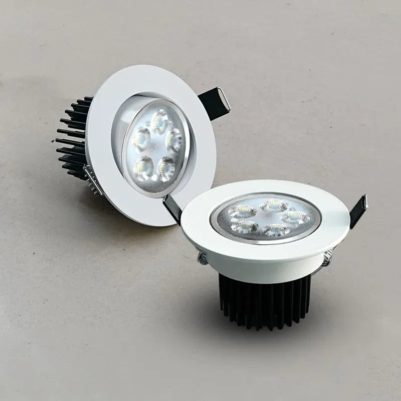 Quadratischer Mini-LED-Einbaustrahler für die Innenbeleuchtung - vue 6 sur 6