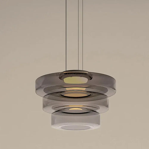 Minimalistischer italienischer Glas-Kronleuchter - vue 5 sur 24
