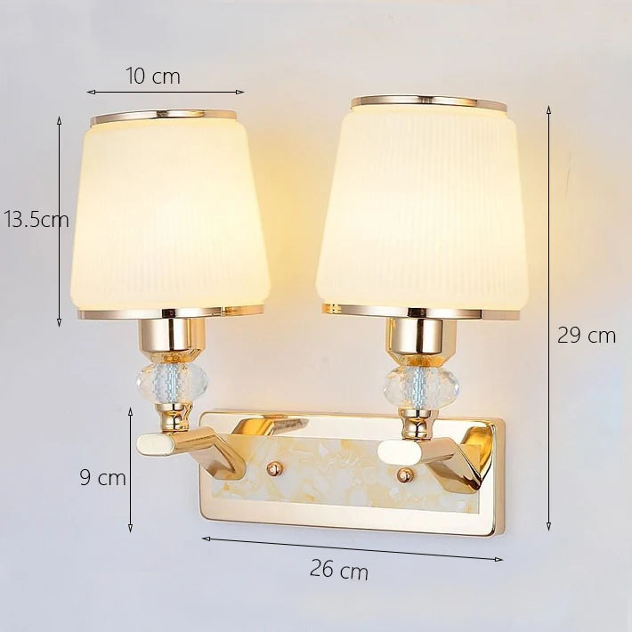 applique murale en cristal minimaliste moderne pour intérieur luxe - vue 8 sur 12