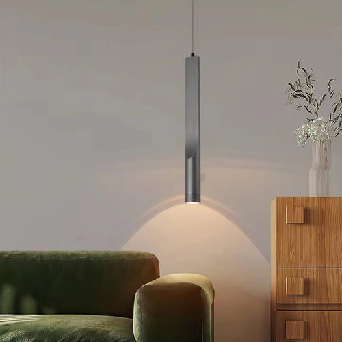 lustre moderne minimaliste en aluminium pour décoration intérieure