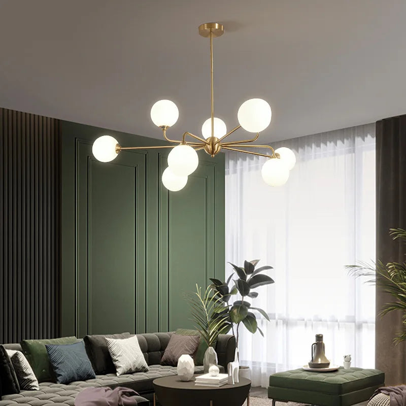 LED-Deckenleuchte im modernen nordischen Design für dekorative Innenbeleuchtung - vue 3 sur 14