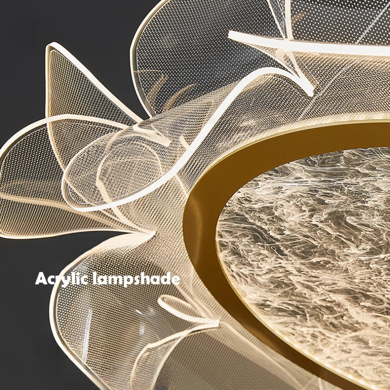 lustre moderne à fleurs pour décoration intérieure élégante - vue 7 sur 7