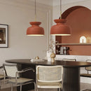 Nordischer Minimalistischer LED-Kronleuchter im Creme-Stil für Restaurants