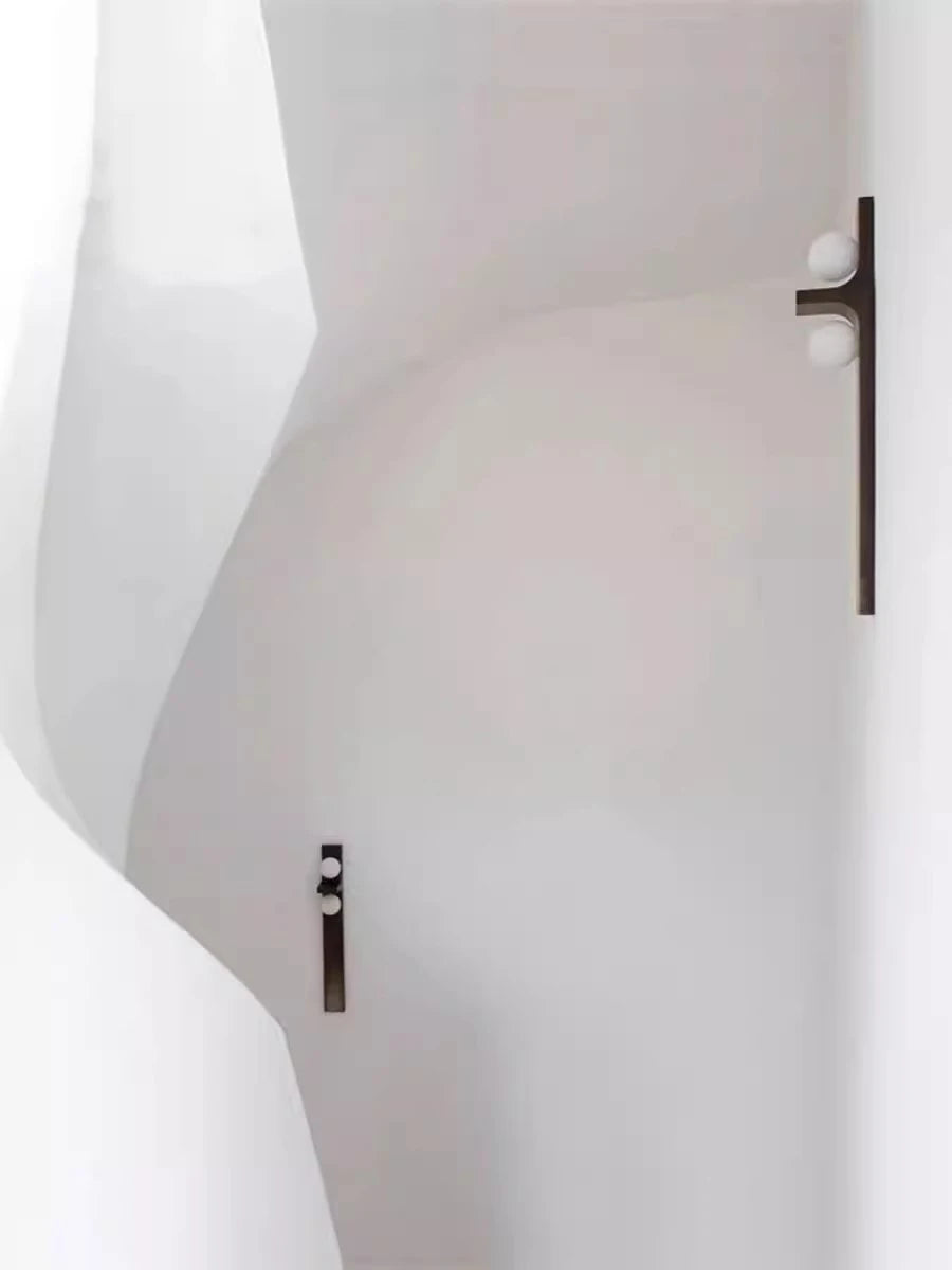 Moderne Wandleuchte mit Glaskugel – Kreative Leuchte für Hotel - vue 6 sur 8