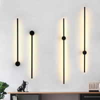 Minimalistische LED-Wandleuchte Lange Ausführung Zur Dekoration Und Innenbeleuchtung