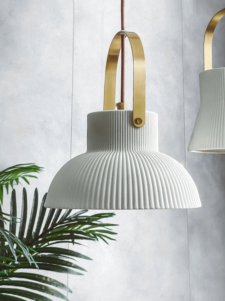 lampe en céramique style japonais pour bar et restaurant - vue 6 sur 14