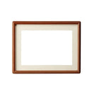 Solid Wood Round Corner Picture Frame, Walnut and Golden Sandalwood, Minimalist Design, Tabletop, Home Decor
