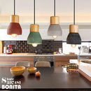 suspension en ciment style campagnard américain pour décoration intérieure