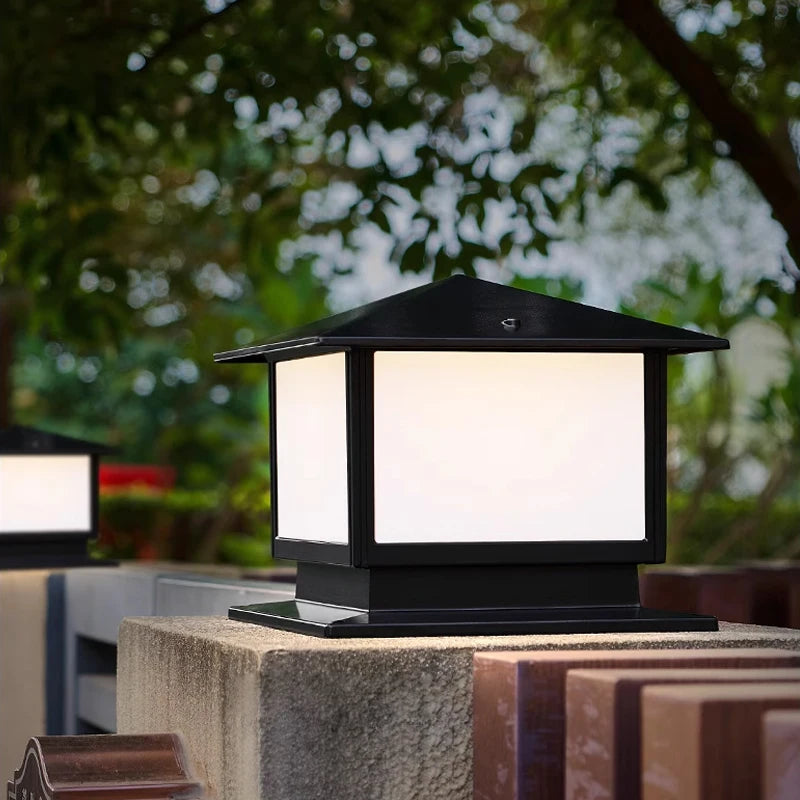 Lampe pilier LED étanche E27 - vue 4 sur 20