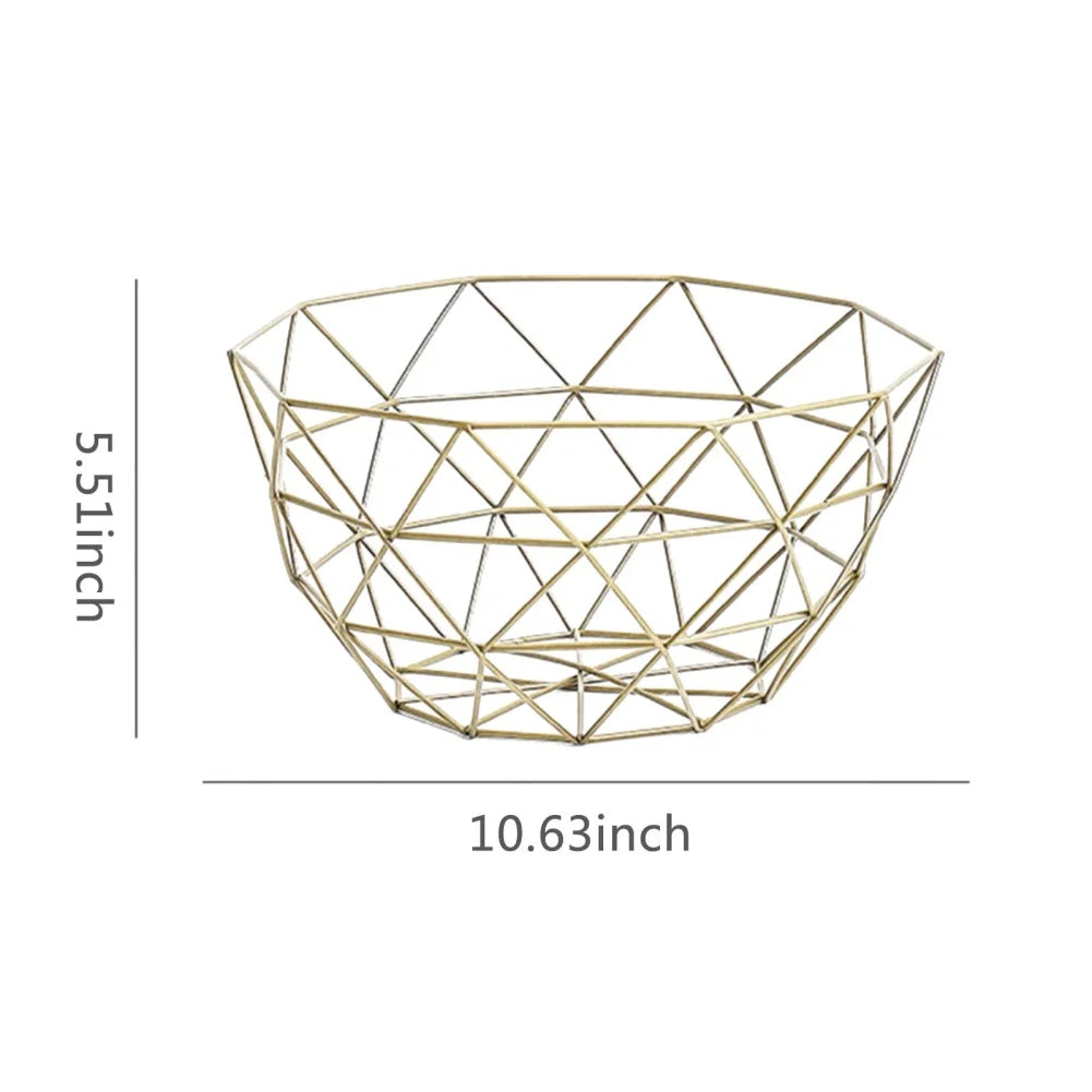 panier à fruits en fer multi-tailles pour rangement divers - vue 12 sur 14