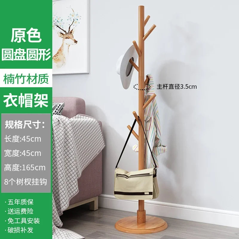 porte-manteau en bois massif design moderne et pratique - vue 17 sur 20