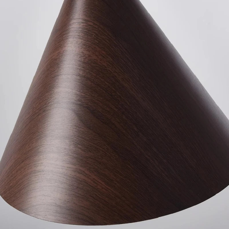 lustre en bois de noyer rétractable à bras pivotant moderne - vue 7 sur 16