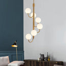 Moderner Glas-Kronleuchter für elegante Innendekoration