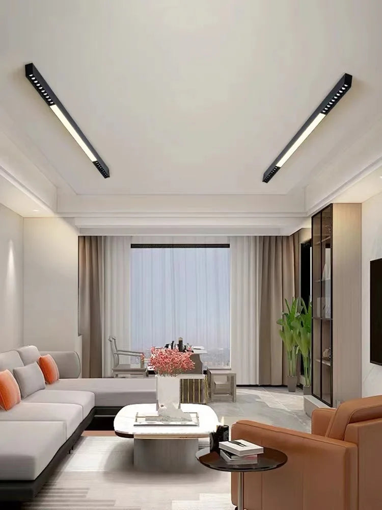projecteur led 	monté en surface longue bande linéaire - vue 4 sur 14