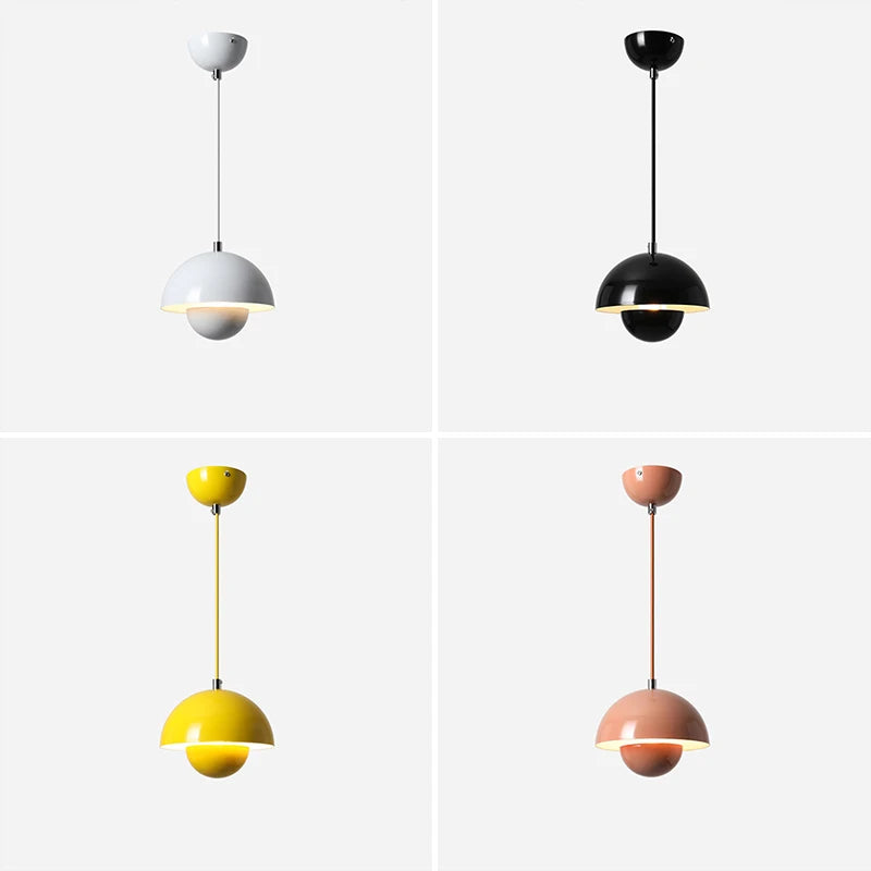 Suspension nordique moderne led pour éclairage intérieur décoratif - vue 4 sur 12