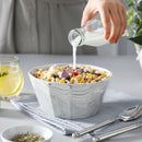 service table 3 bols ceramique effet marbre elegant