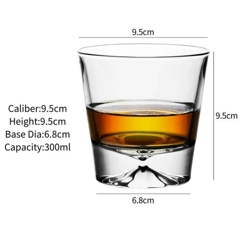 Verre à whisky old fashioned gravé style vintage