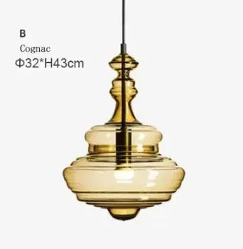 lustre nordique en verre pour un éclairage décoratif élégant