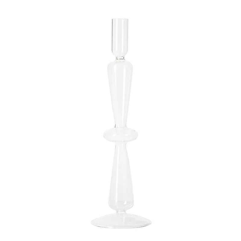 bougeoir en verre pour décoration de mariage et centre de table - vue 27 sur 29