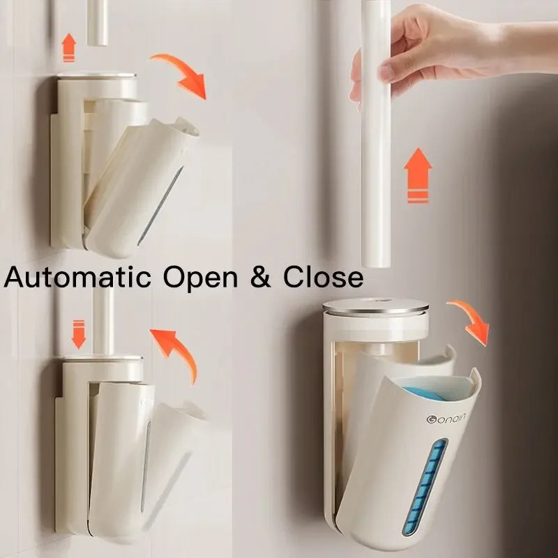 brosse de nettoyage jetable avec long manche et tête remplaçable - vue 6 sur 11